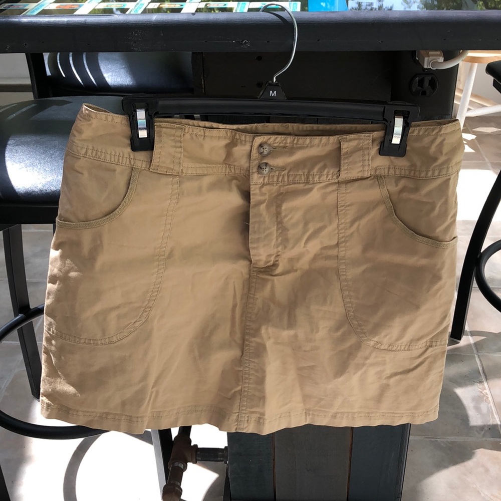St. John's Bay Khaki Skort with Pockets